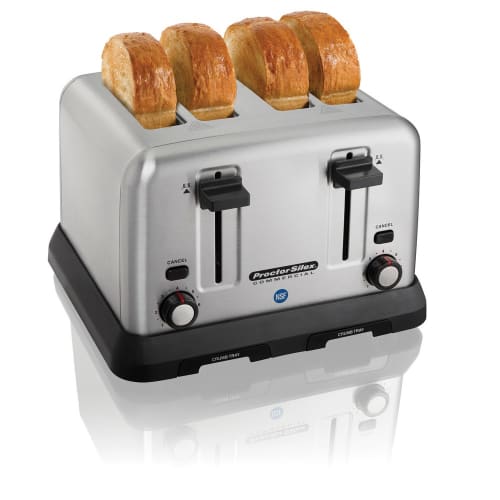 Proctor Silex 4 Slice Toaster Silver